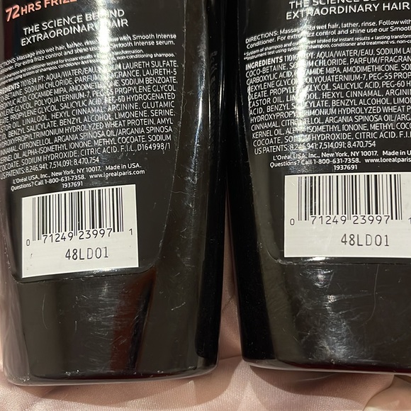 L'Oreal Paris Smooth Intense Polishing Shampoo 12.6 Oz ( ORIGINAL FORMULA) HTF - Picture 6 of 6